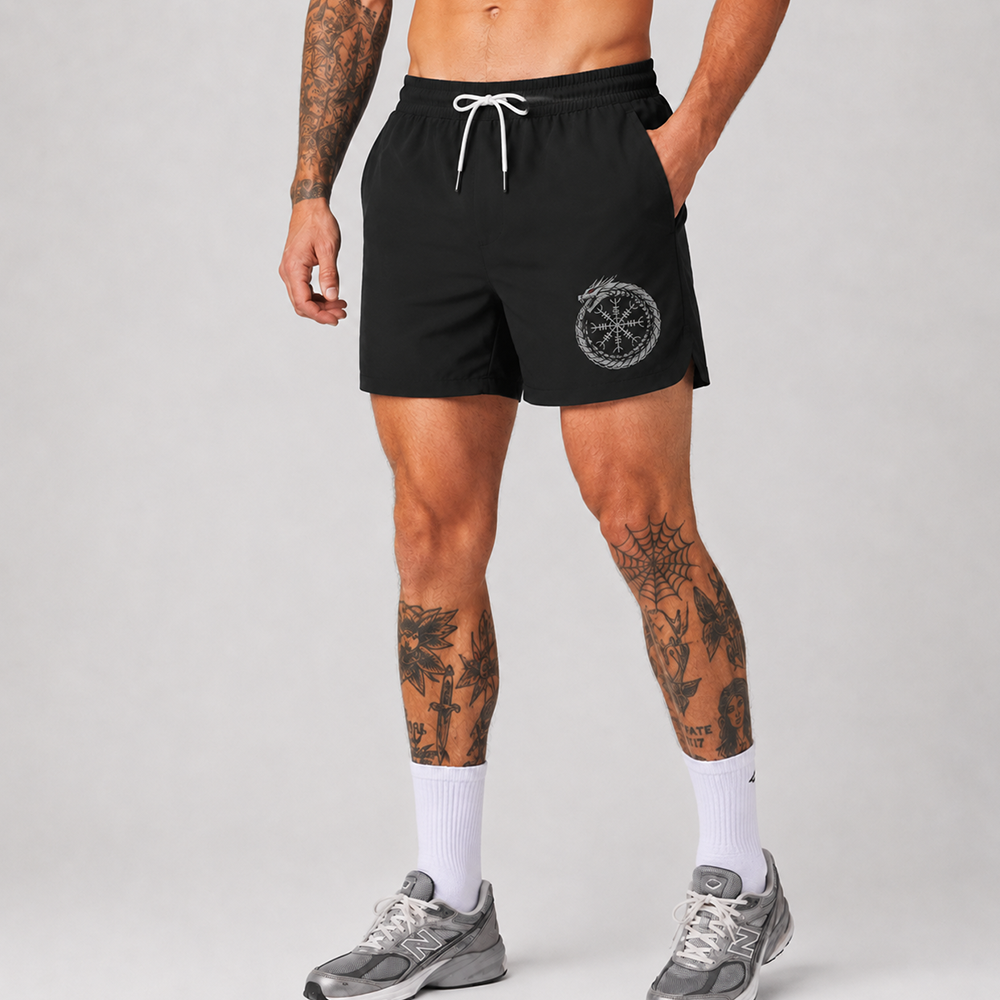 Jormungandr Helm of Awe 5-Inch Quick-Dry Shorts
