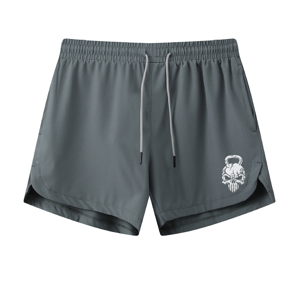 Dumbbell Skull Athletic Quick-Dry Shorts