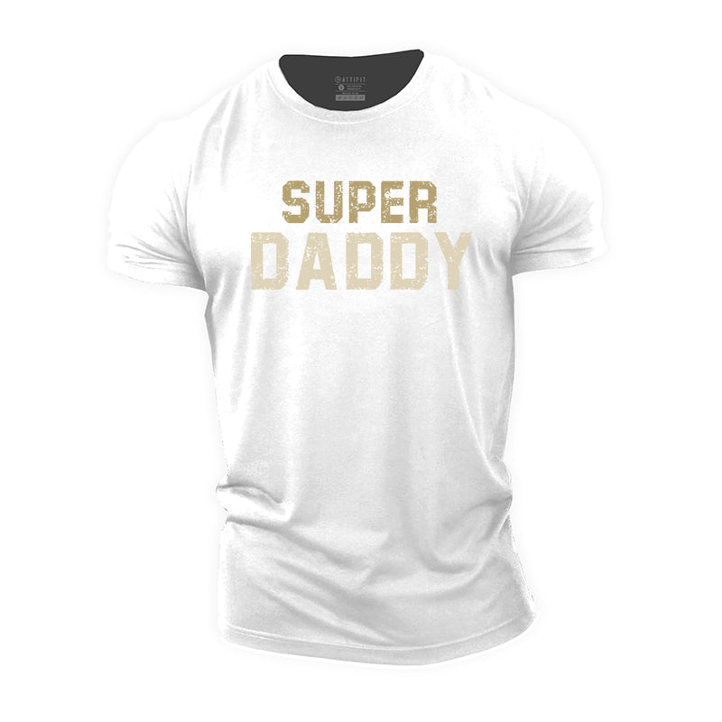 Super Daddy Graphic Cotton T-Shirt