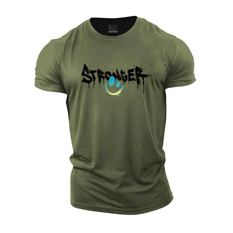 Stronger Graphic Men's Fitness T-shirts