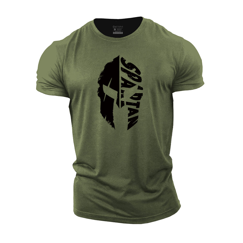 Spartan Graphic Cotton T-shirt