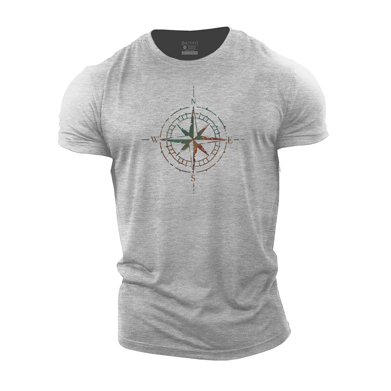 Compass Cotton T-Shirt