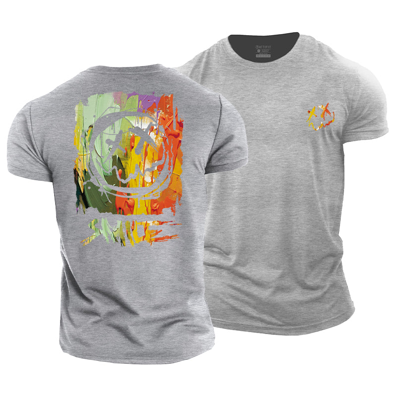 Oil Painting Cotton T-Shirt