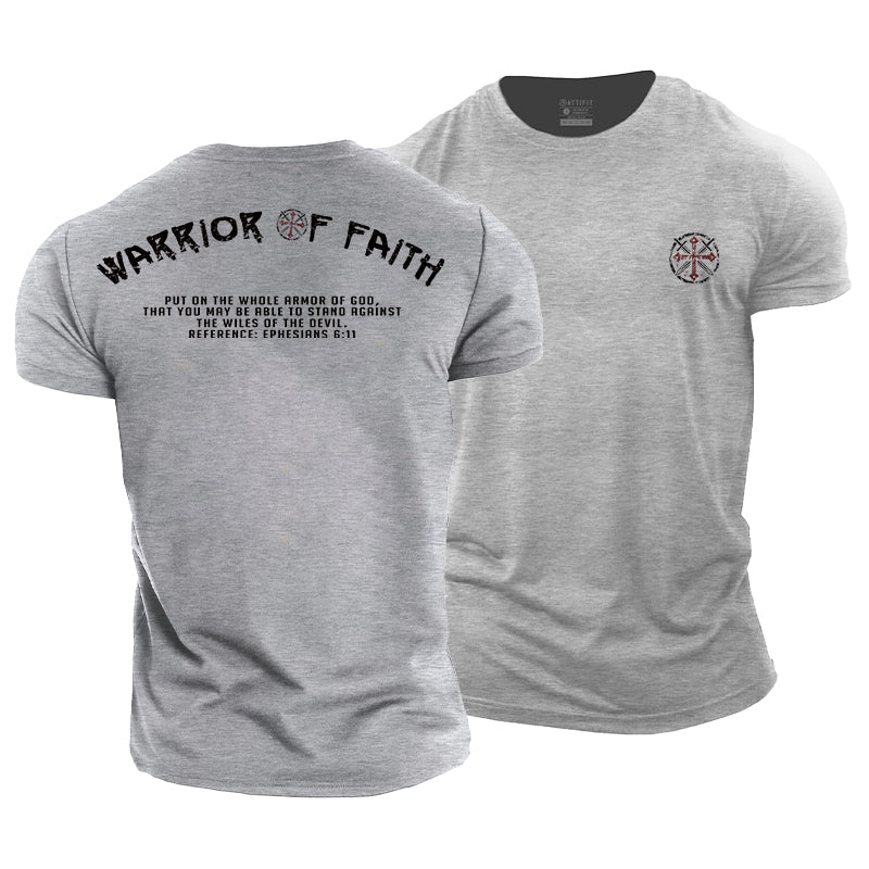 Warrior Of Faith Cotton T-Shirts