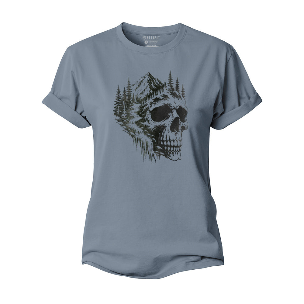Mountain Skull Wilderness Women's Cotton T-Shirt