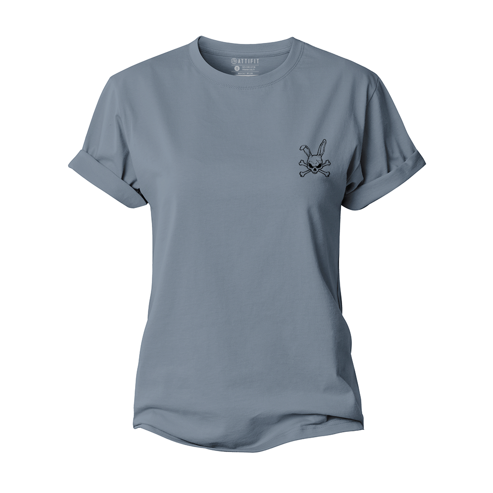 Skeleton Rabbit Women's Cotton T-Shirt