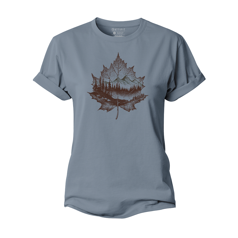 Leaf View Women's Cotton T-Shirt
