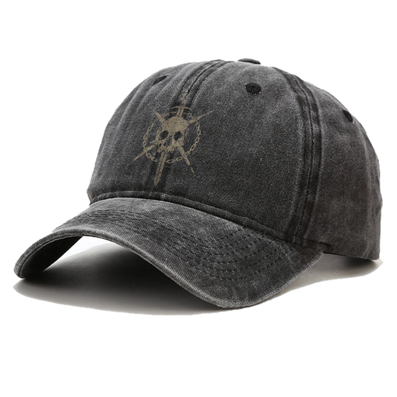 Skull Sword Vintage Cap