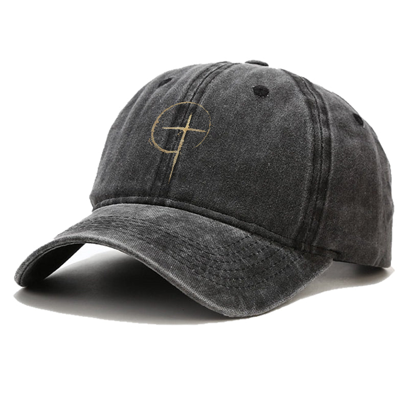 Simple Cross Vintage Cap
