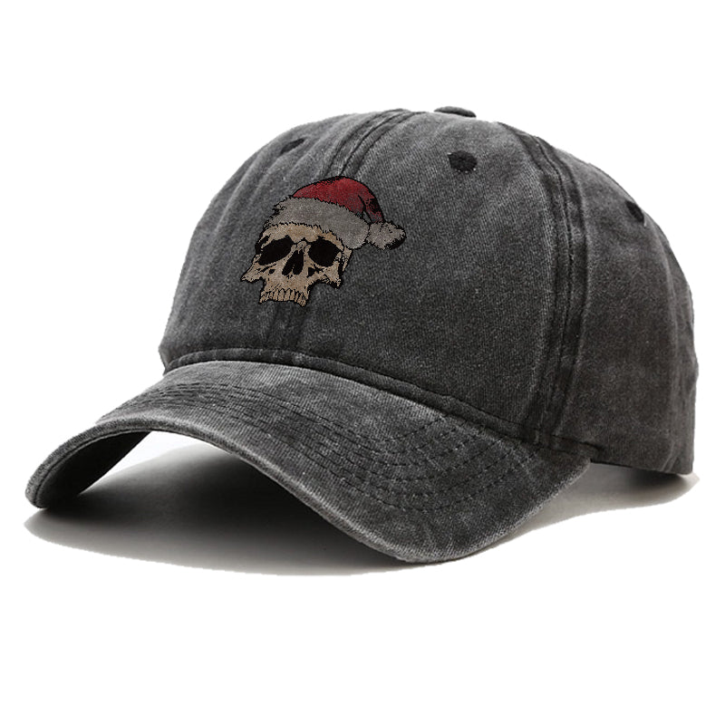 Christmas Skull Vintage Cap