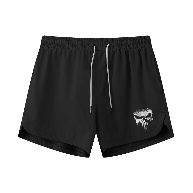 Skull 5-Inch Quick-Dry Shorts