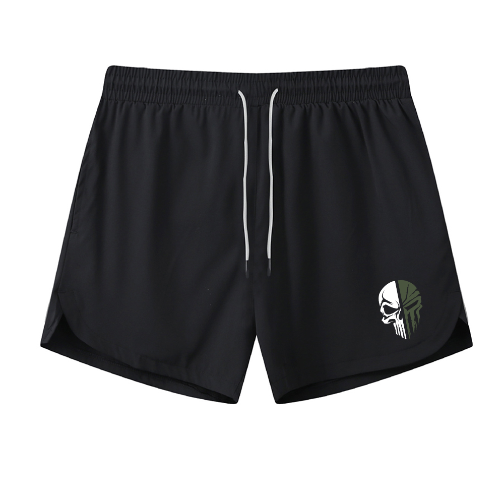 Skull Spartan 5-Inch Quick-Dry Shorts