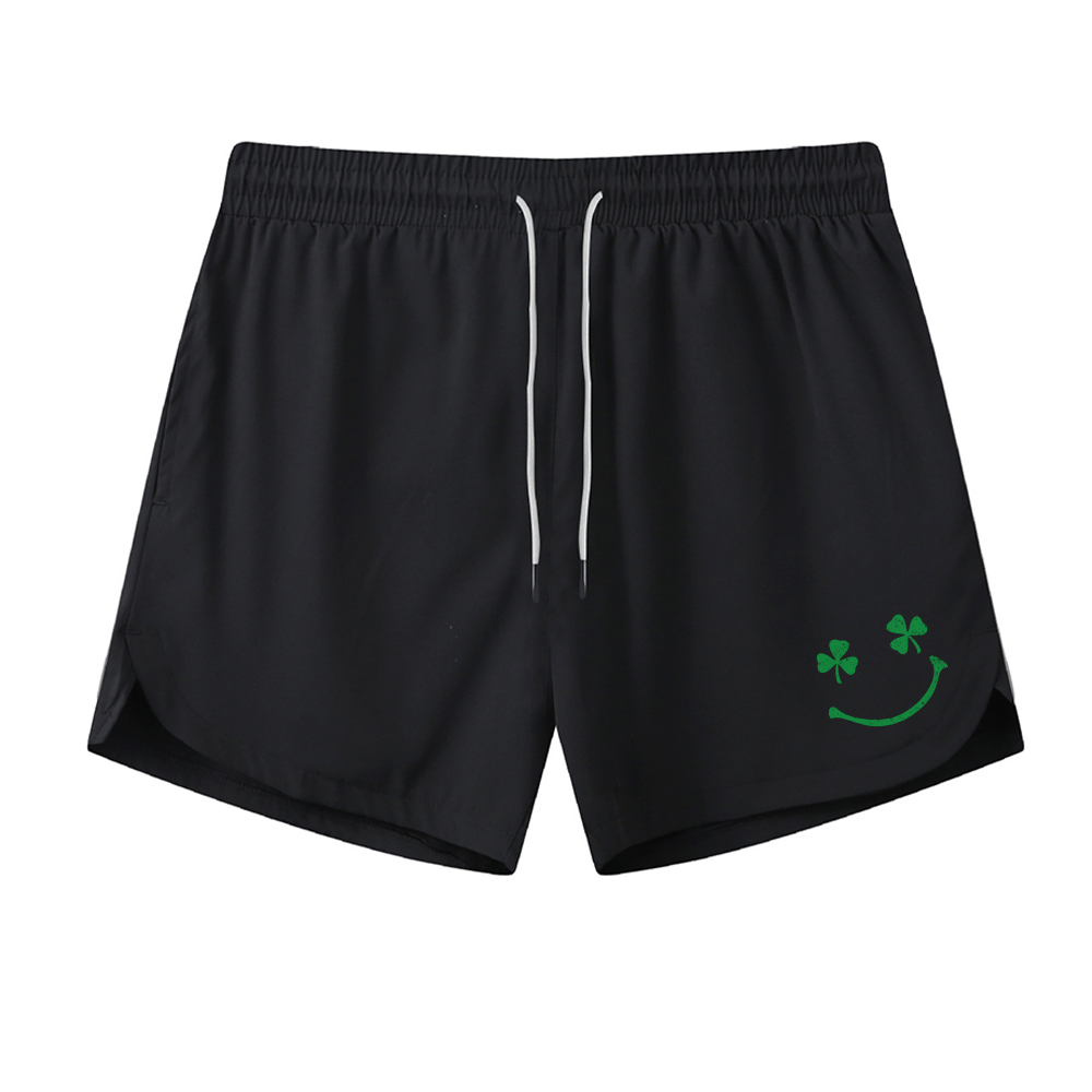 Lucky Smiley Athletic Quick-Dry Shorts