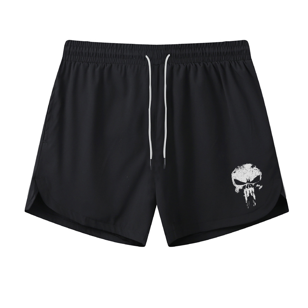 Skull Warrior Athletic Quick-Dry Shorts