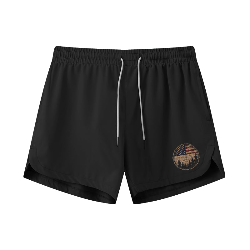 Rings of Freedom 5-Inch Quick-Dry Shorts