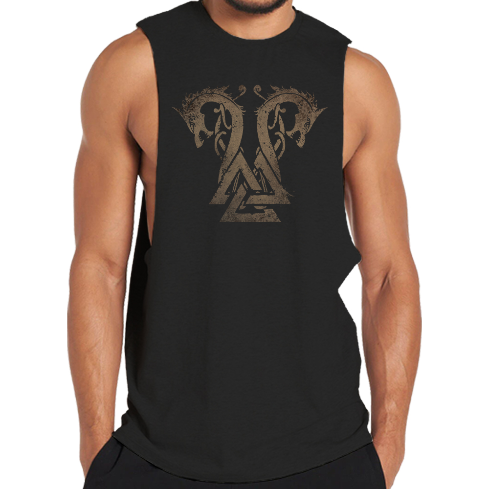 Twin Viking Dragons Tank Top