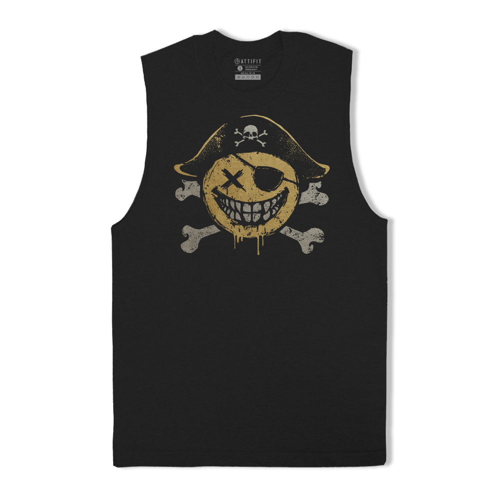 Pirate Smiley Tank Top
