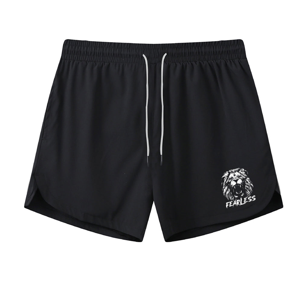Fearless Lion Athletic Quick-Dry Shorts