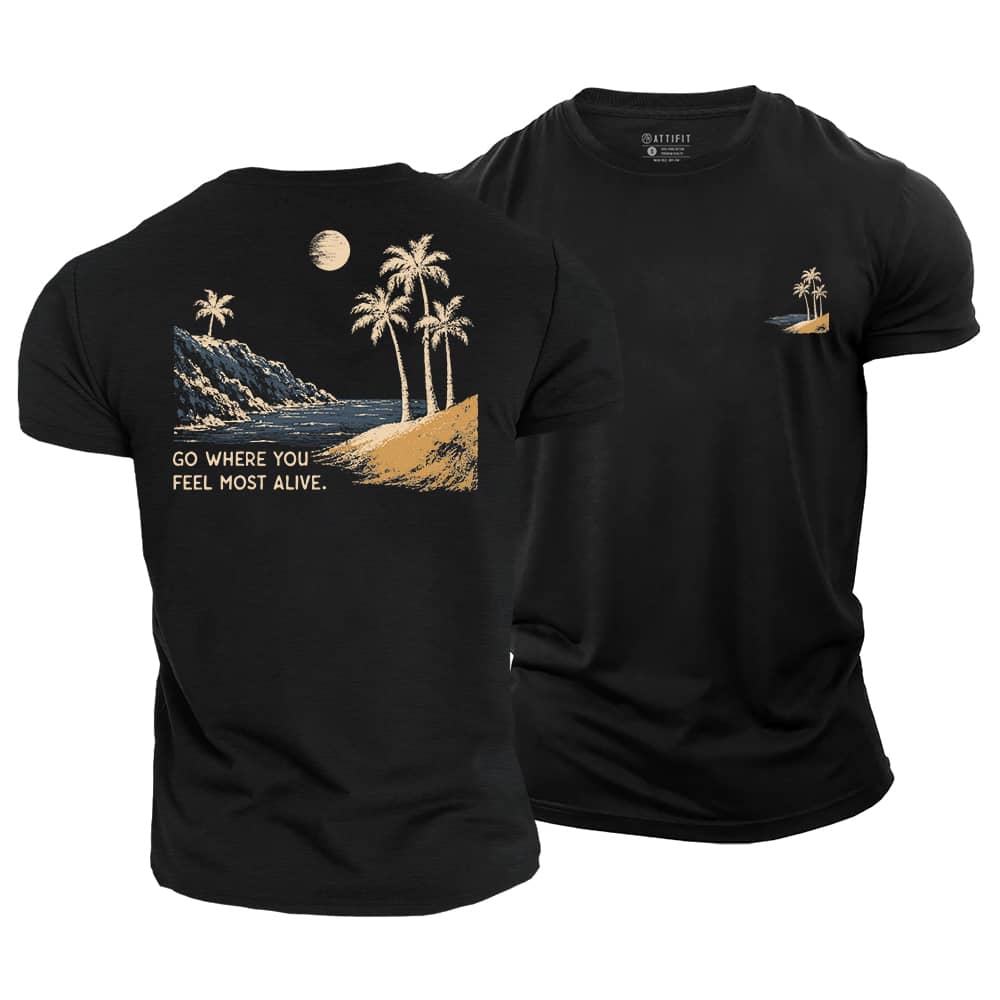 Feel Alive Cotton T-Shirt