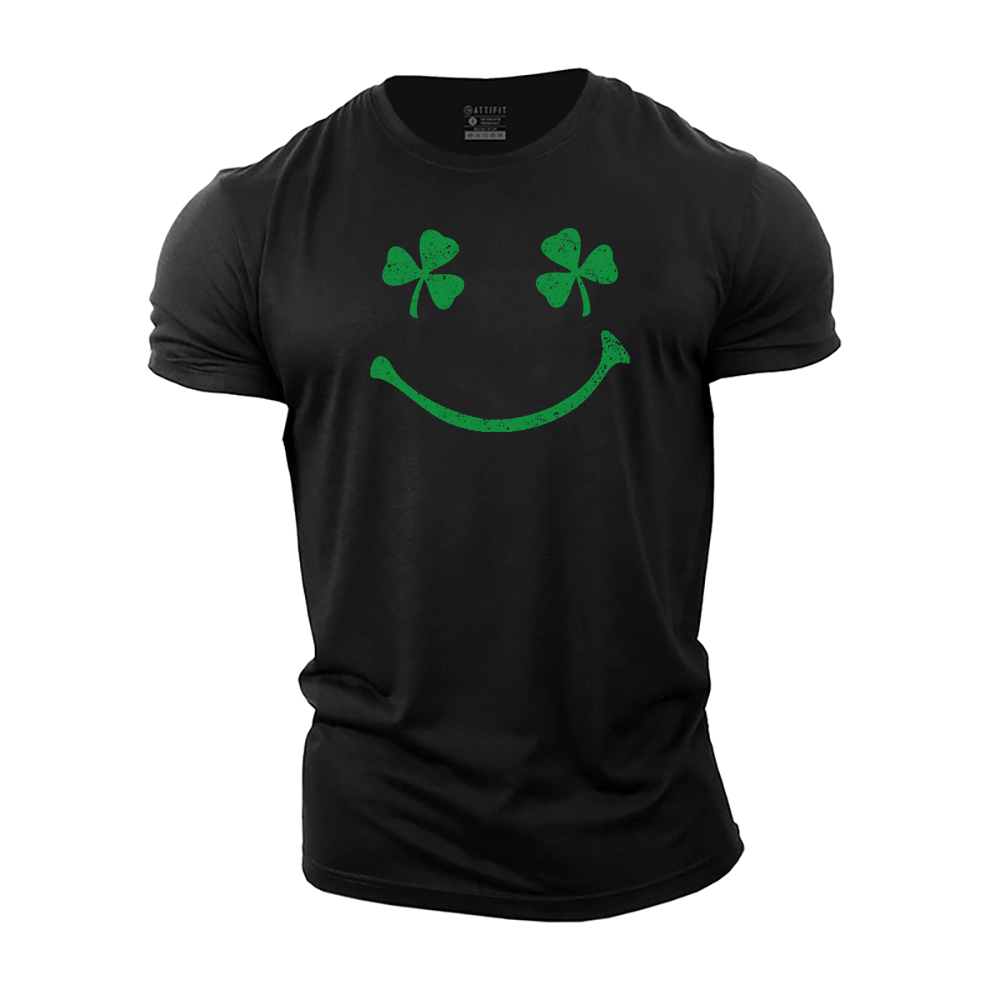 Lucky Smiley Cotton T-Shirt