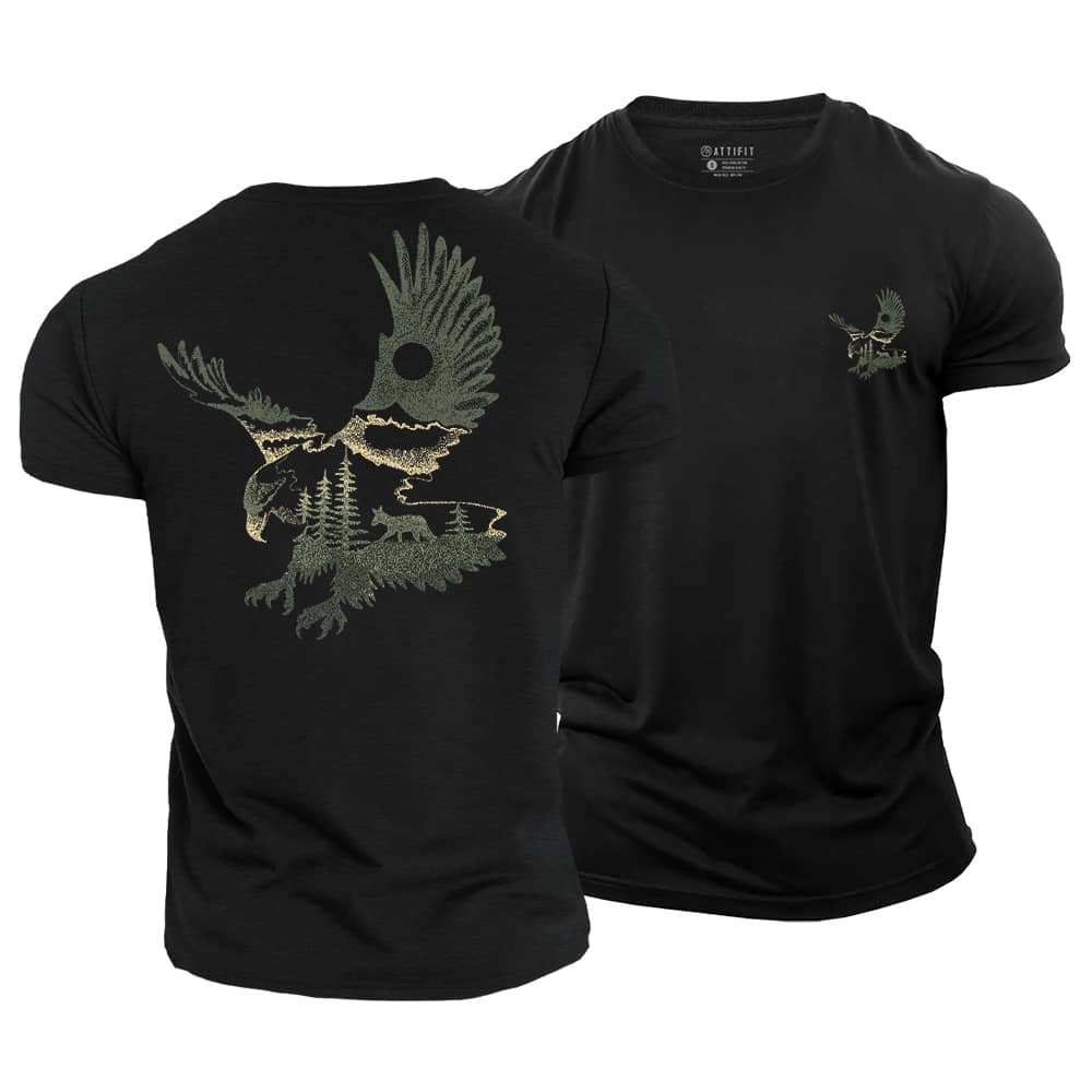 Forest Eagle Cotton T-Shirt