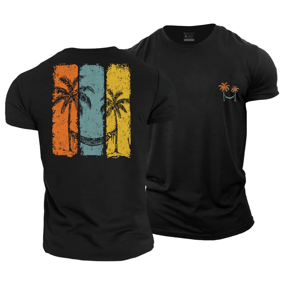 Smiley Palm Cotton T-Shirt