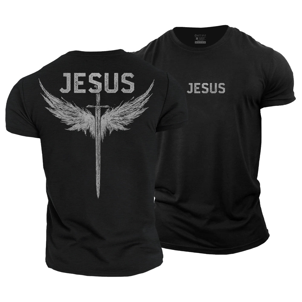 Jesus Wings Cotton T-Shirt