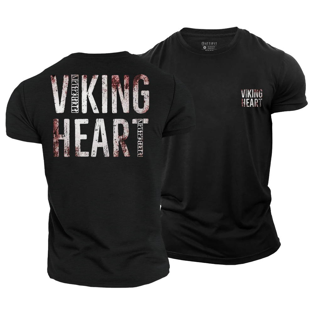 Viking Heart Cotton T-Shirt