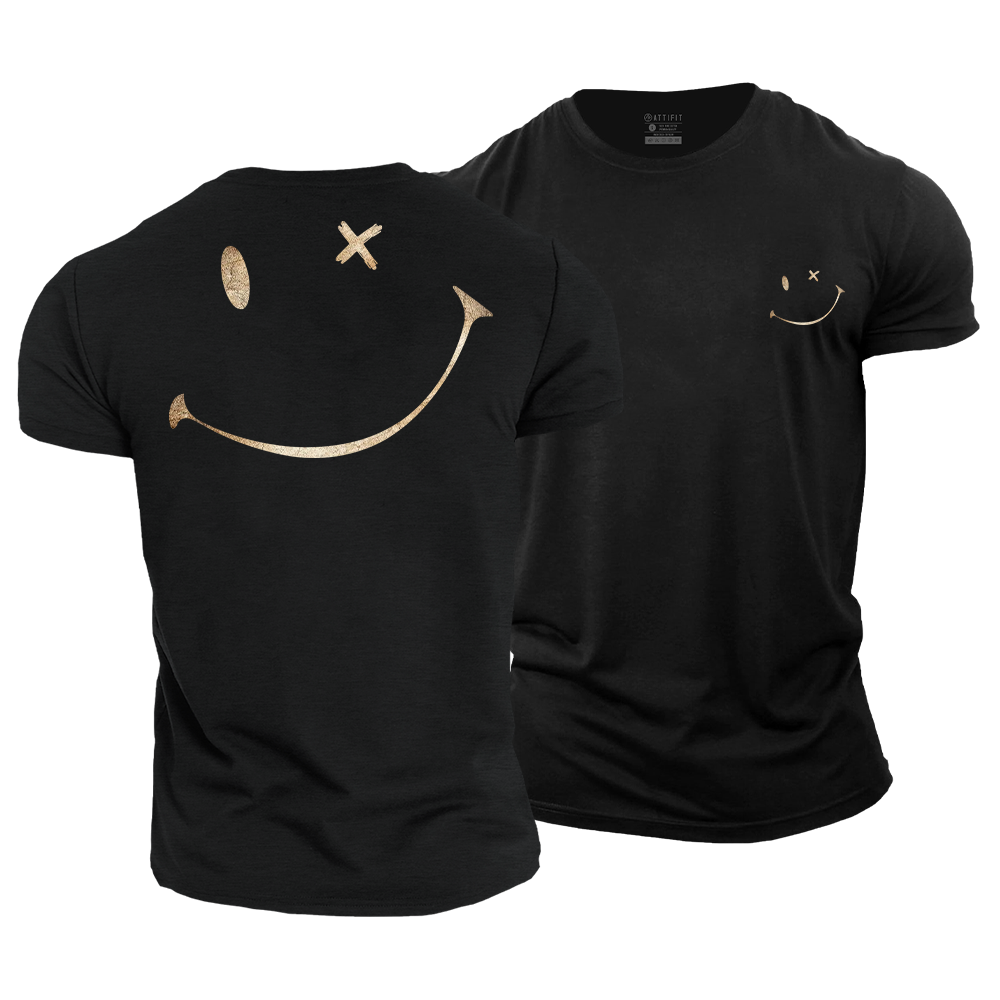 Simple Smiley Cotton T-Shirt