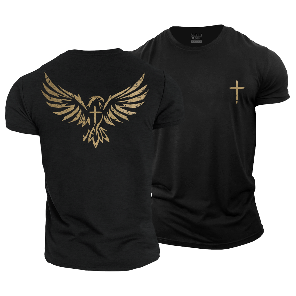 Wings Like Eagles Cotton T-Shirt