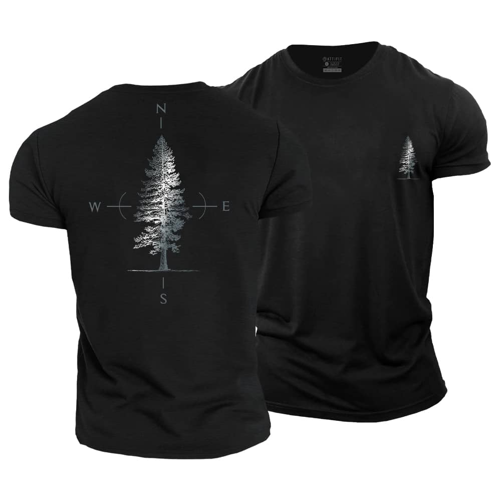 The Direction Of Trees Cotton T-Shirt