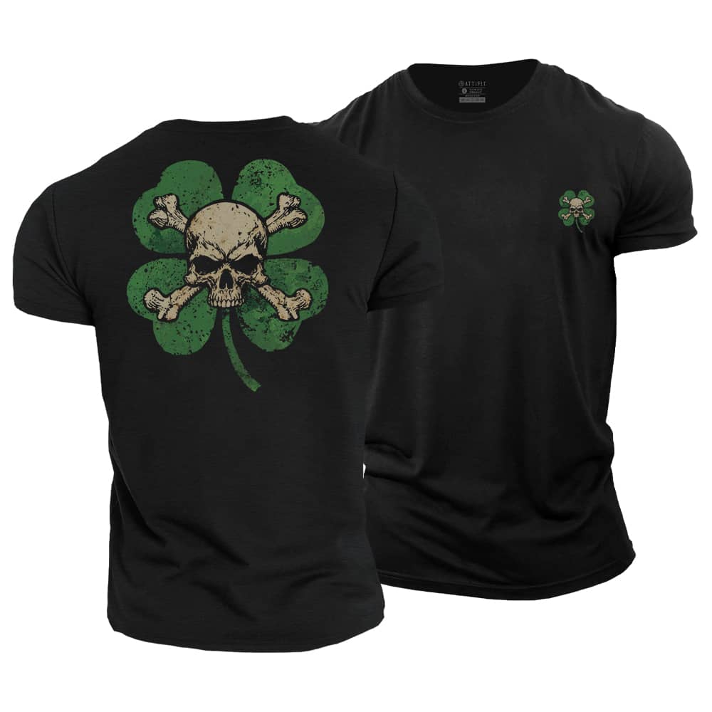 Lucky Skull Cotton T-Shirt