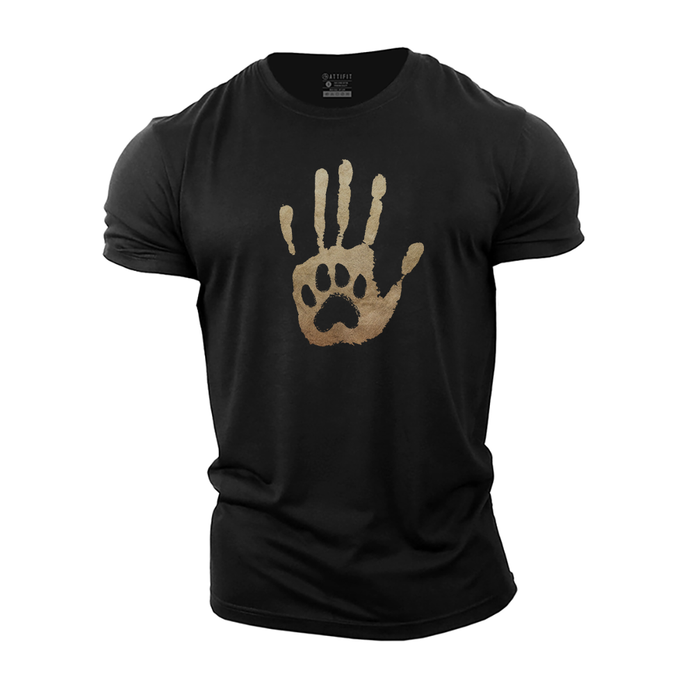 Human & Dog Cotton T-Shirt