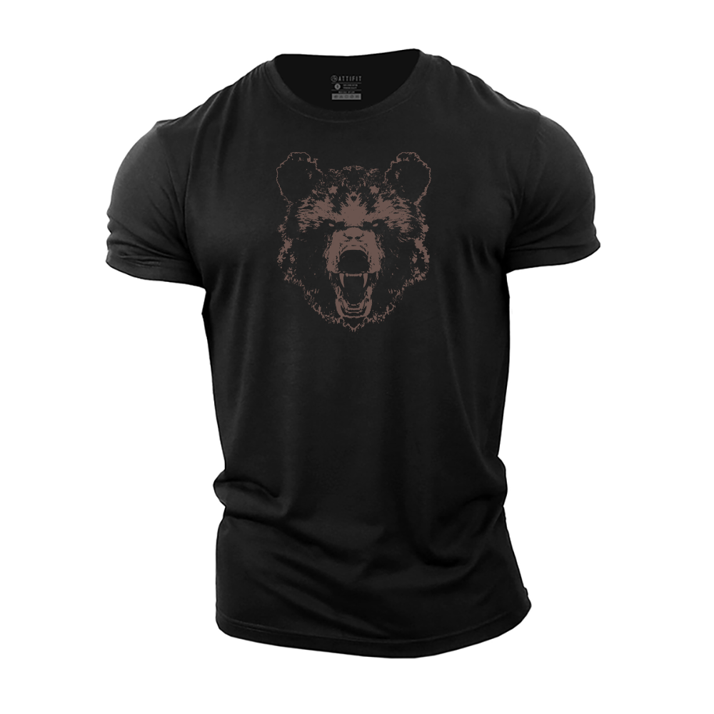 Brown Bear Cotton T-Shirt