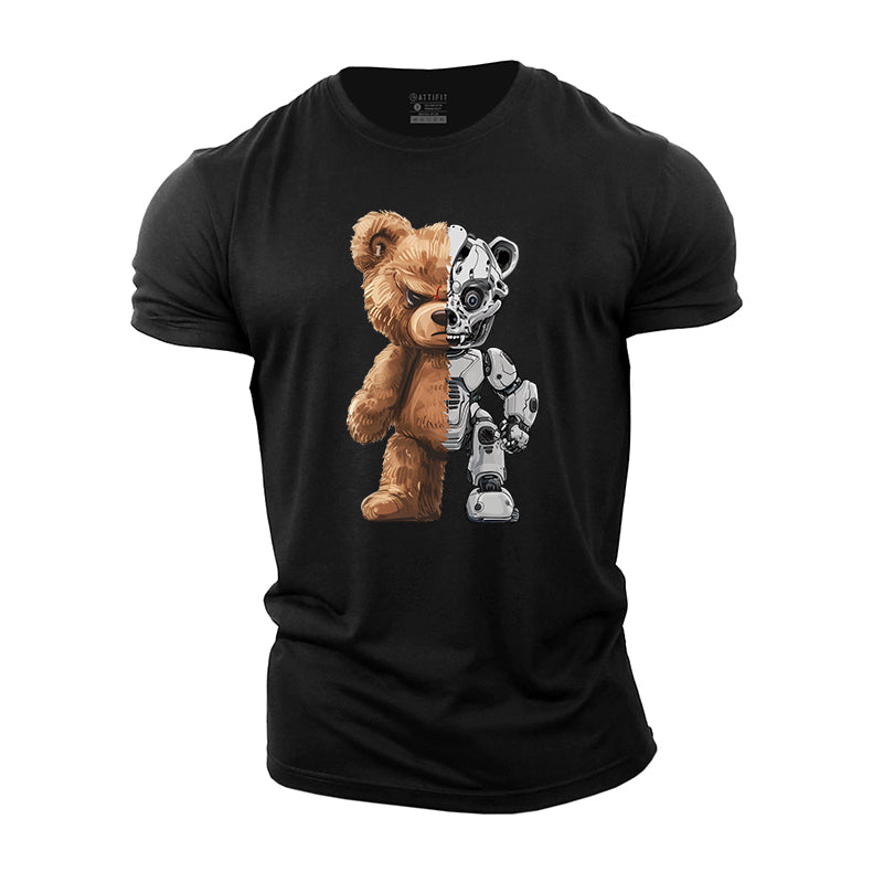 Mechanical Bear Cotton T-Shirt