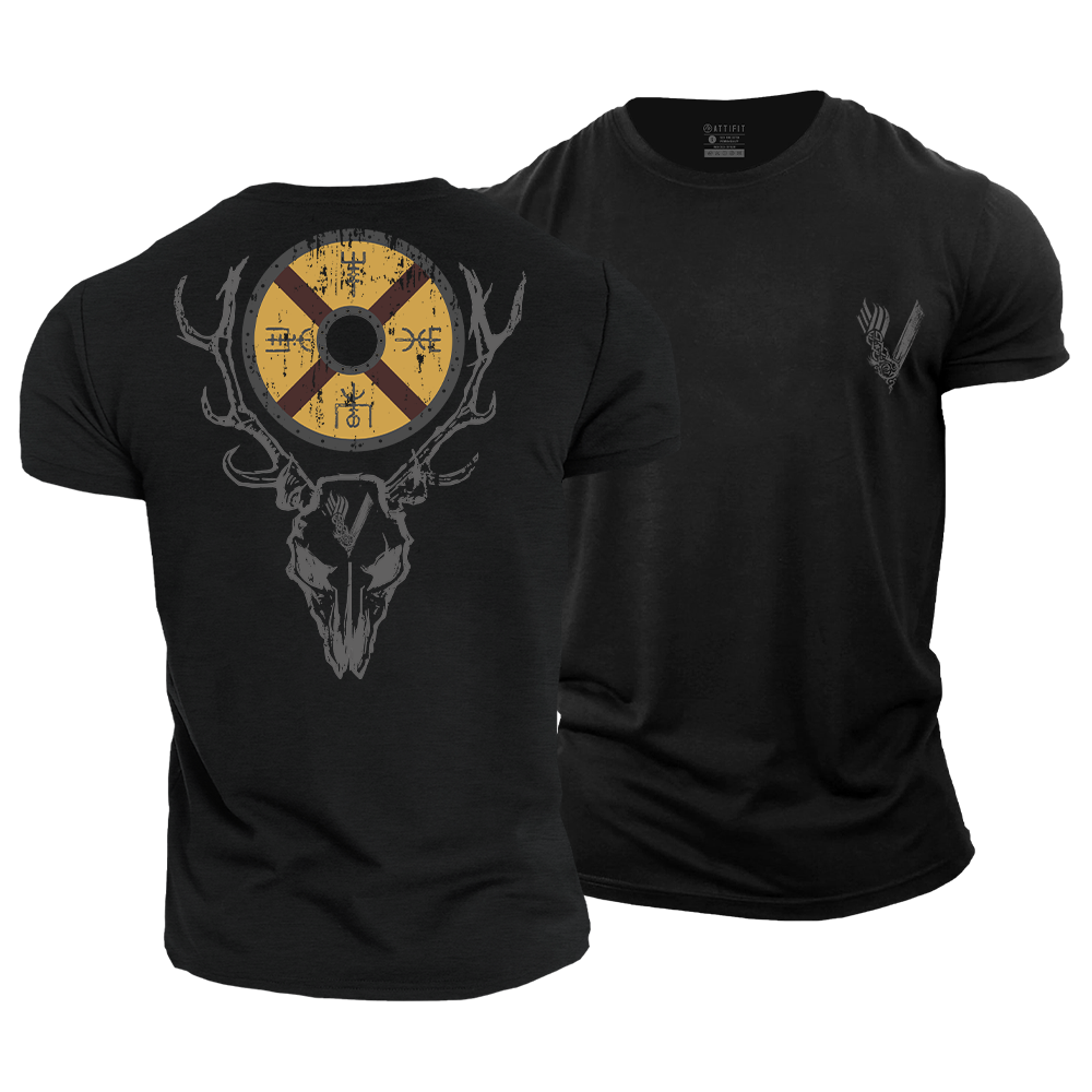 Horned Warrior Cotton T-Shirt