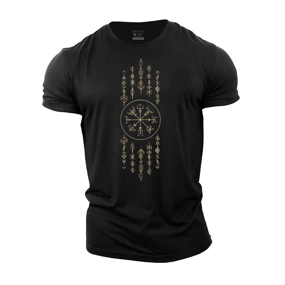 Viking Compass Cotton T-Shirt