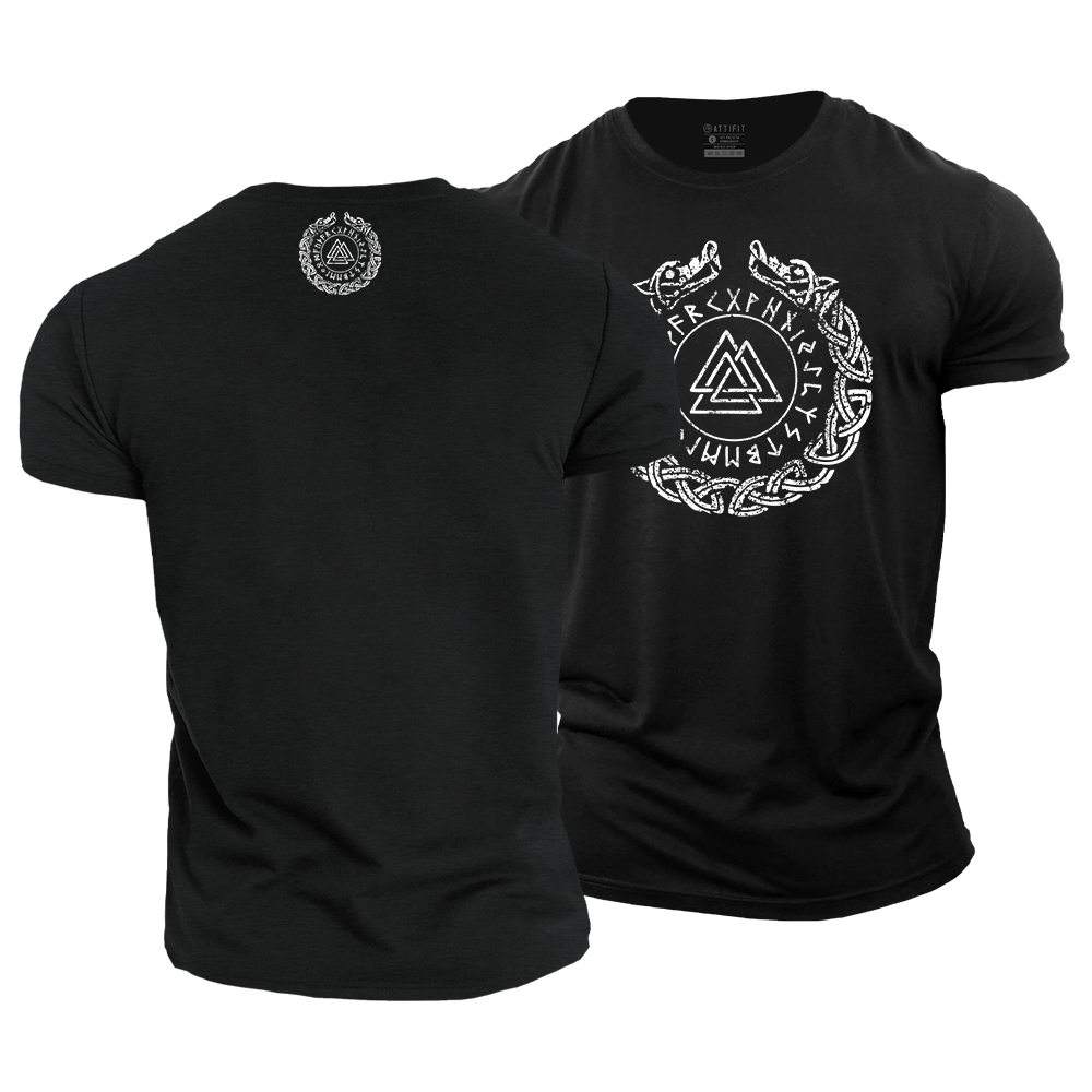 Viking Warrior Bracelet Cotton T-Shirt