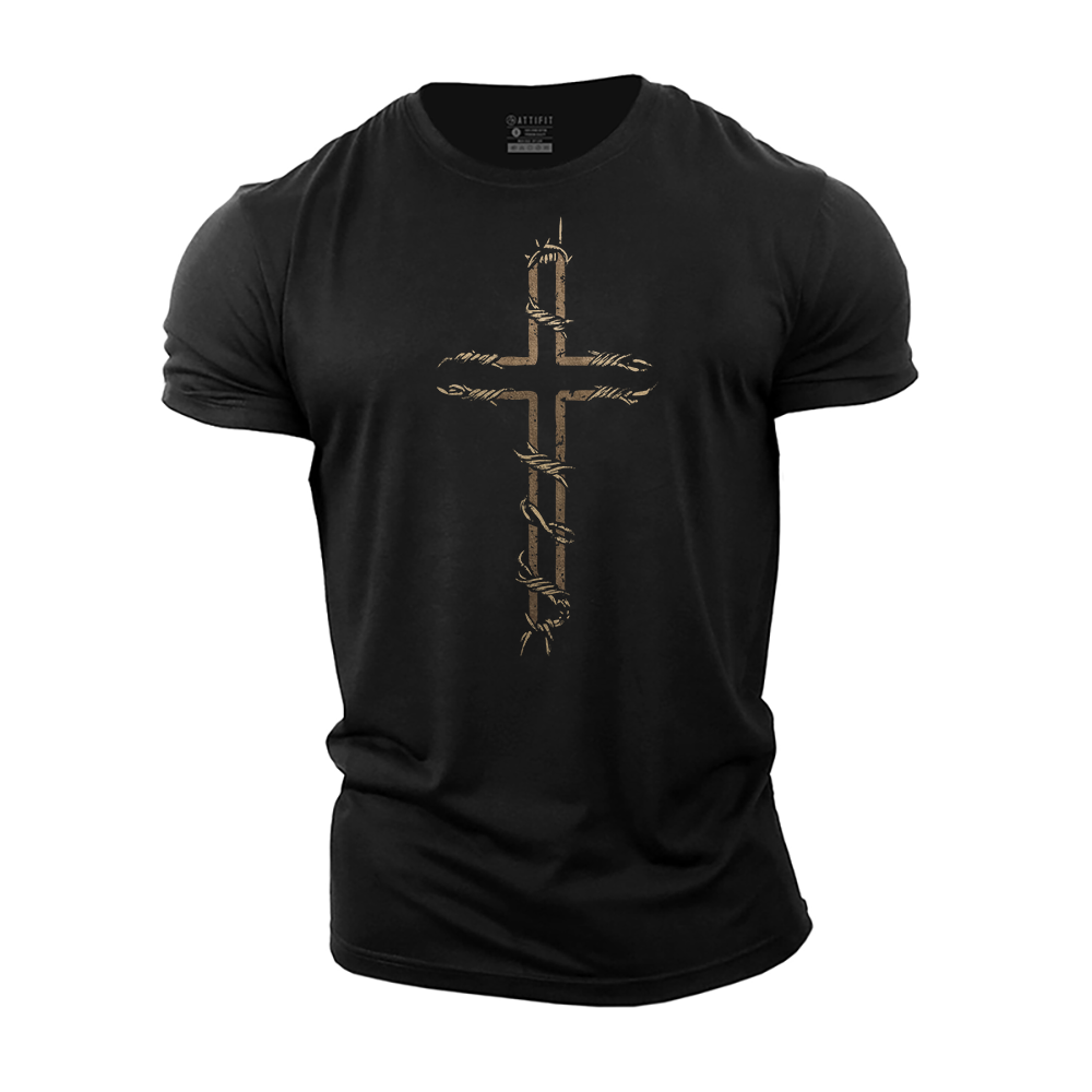 Cross of Thorns Cotton T-Shirt