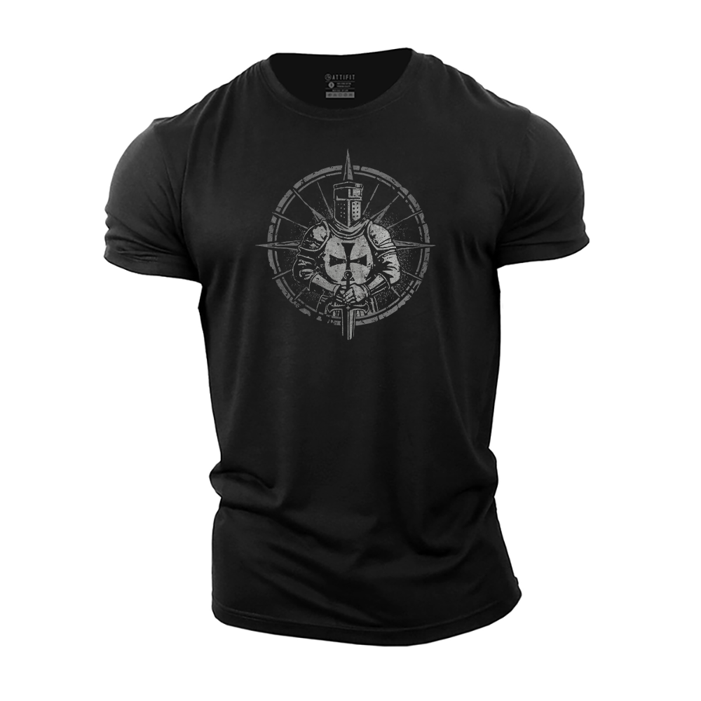 Crusader Knight Cotton T-Shirt