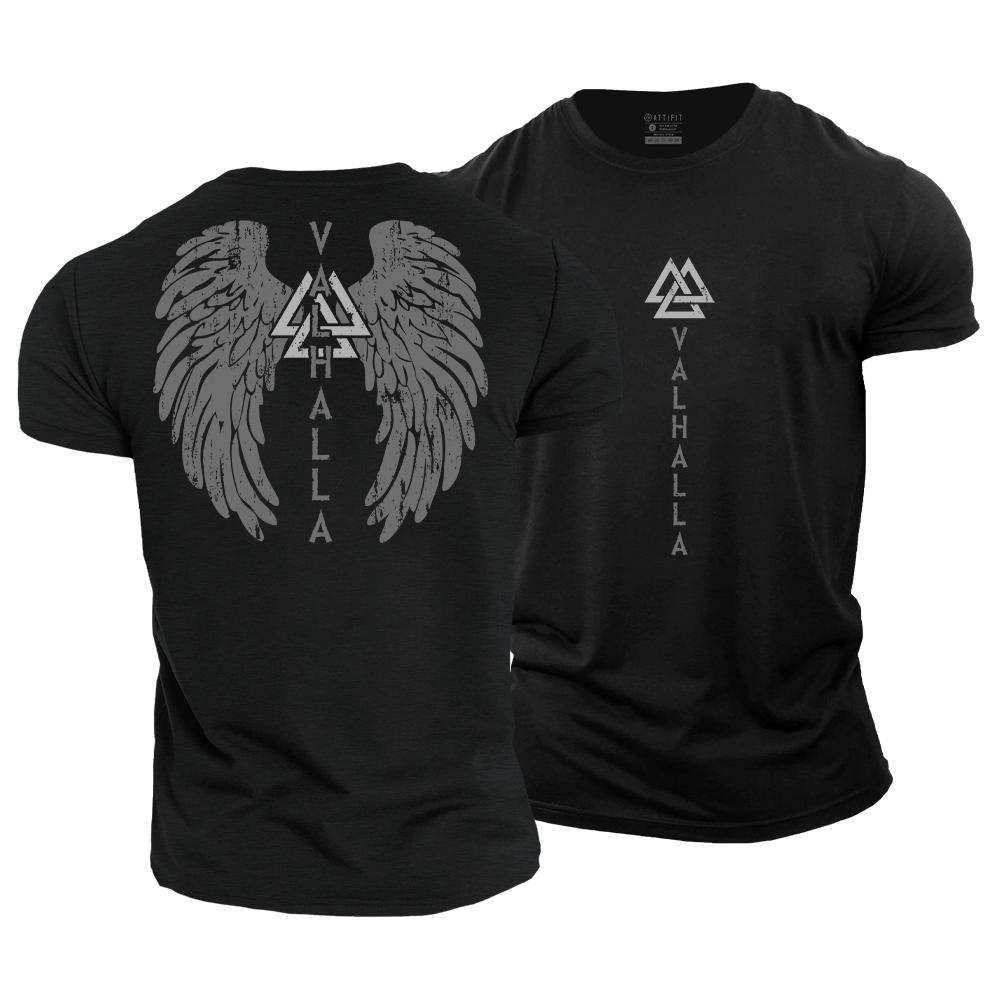 Valhalla Wing Cotton T-Shirt