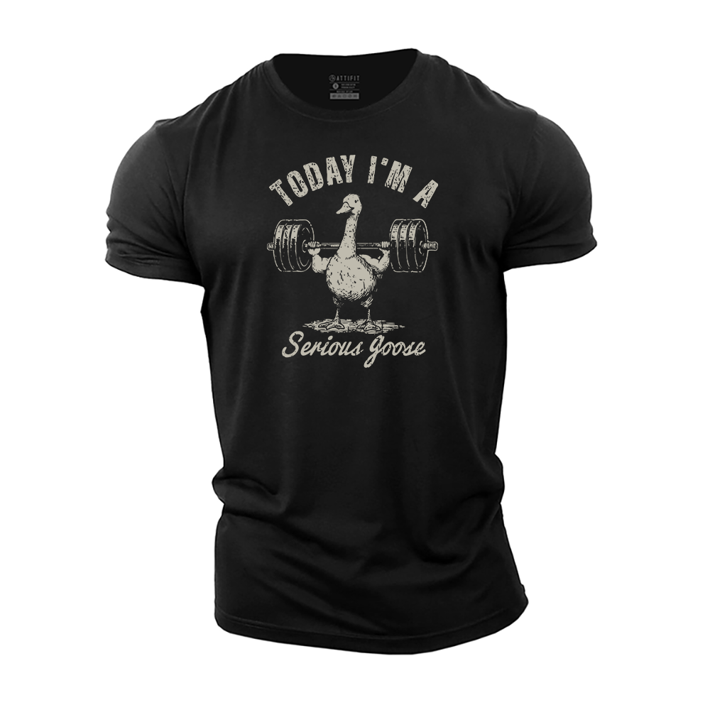 Today I'm a Serious Goose Cotton T-Shirt