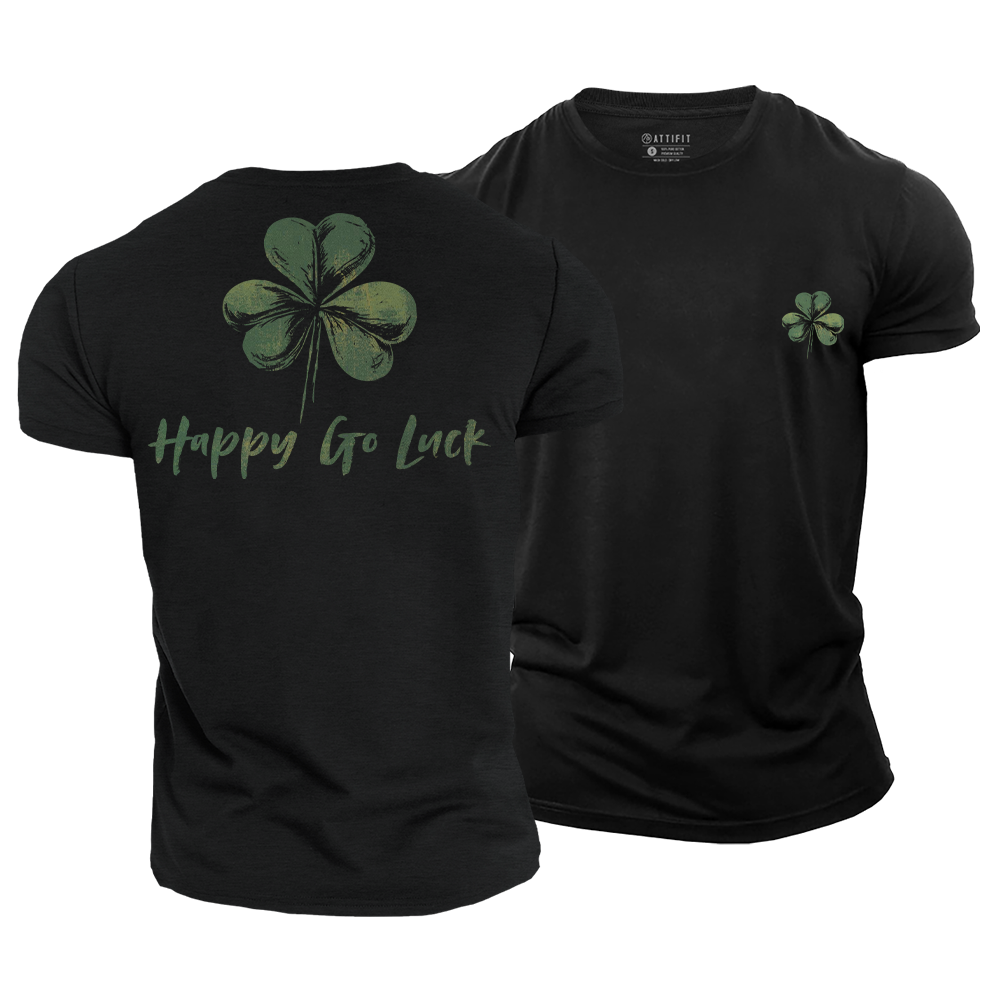 Happy Go Luck Cotton T-Shirt
