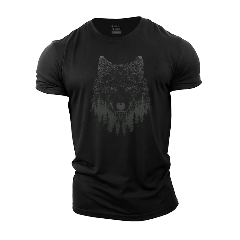 Timber Wolf Cotton T-Shirt