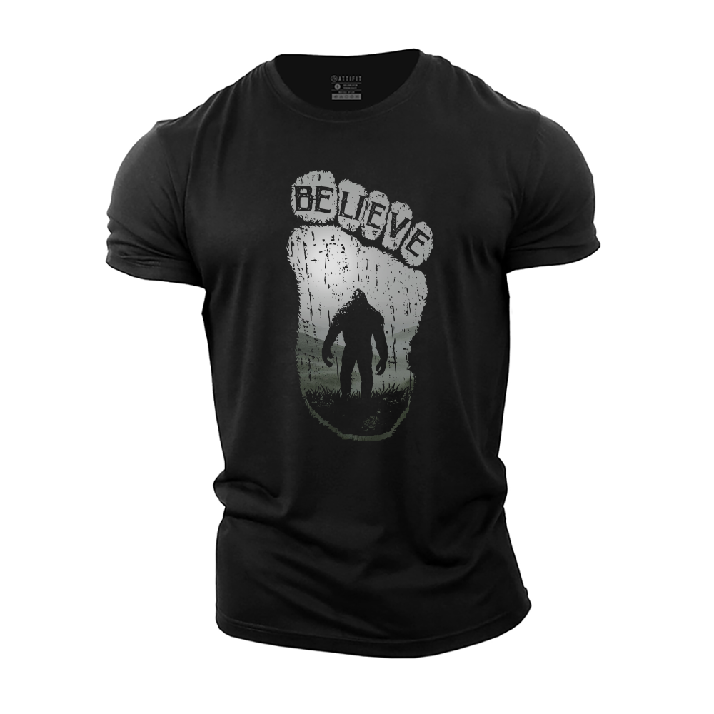 Bigfoot Believe Cotton T-Shirt