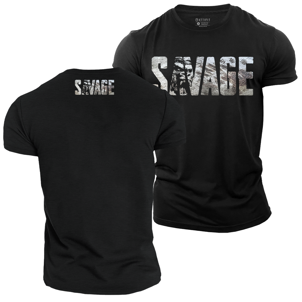 Savage Strength Cotton T-Shirt