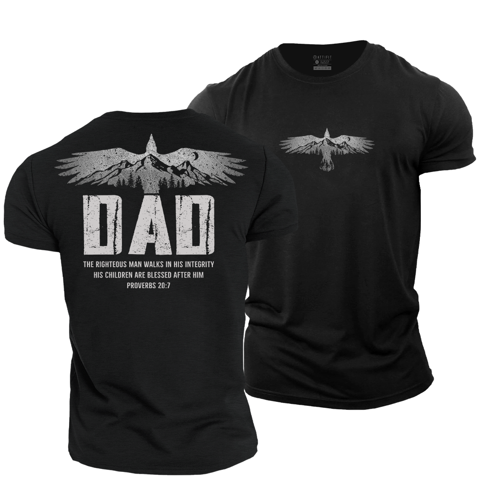 Dad: Built on Integrity Cotton T-Shirt