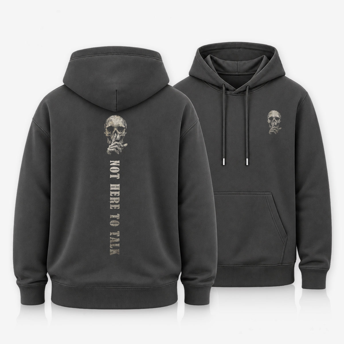 Not Here to Talk Hoodie