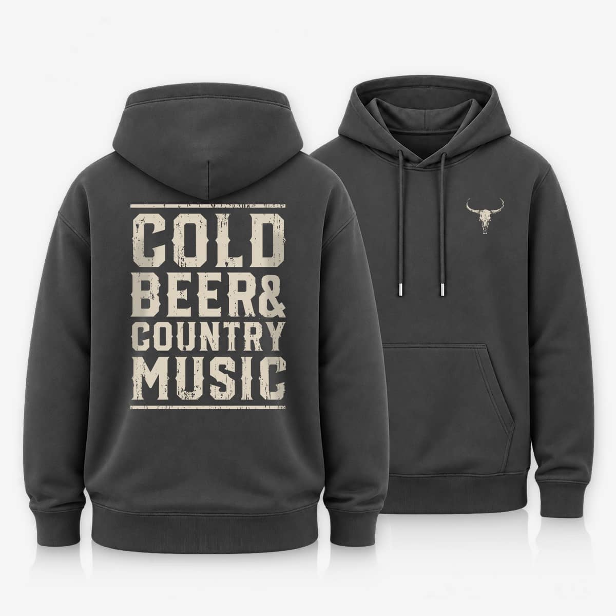 Cold Beer and Country Music Hoodie