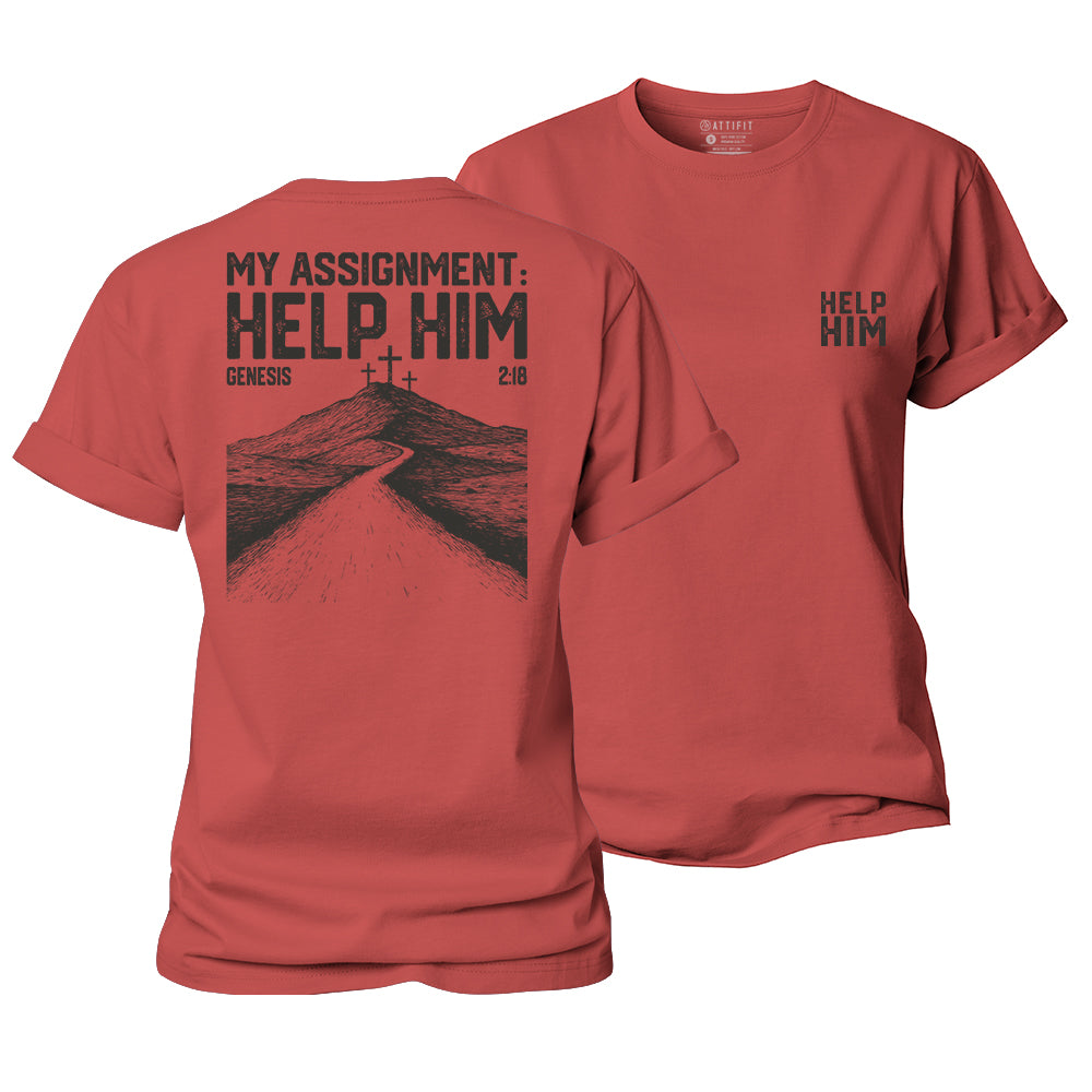 My Assignment: Help Him Women's Cotton T-Shirt